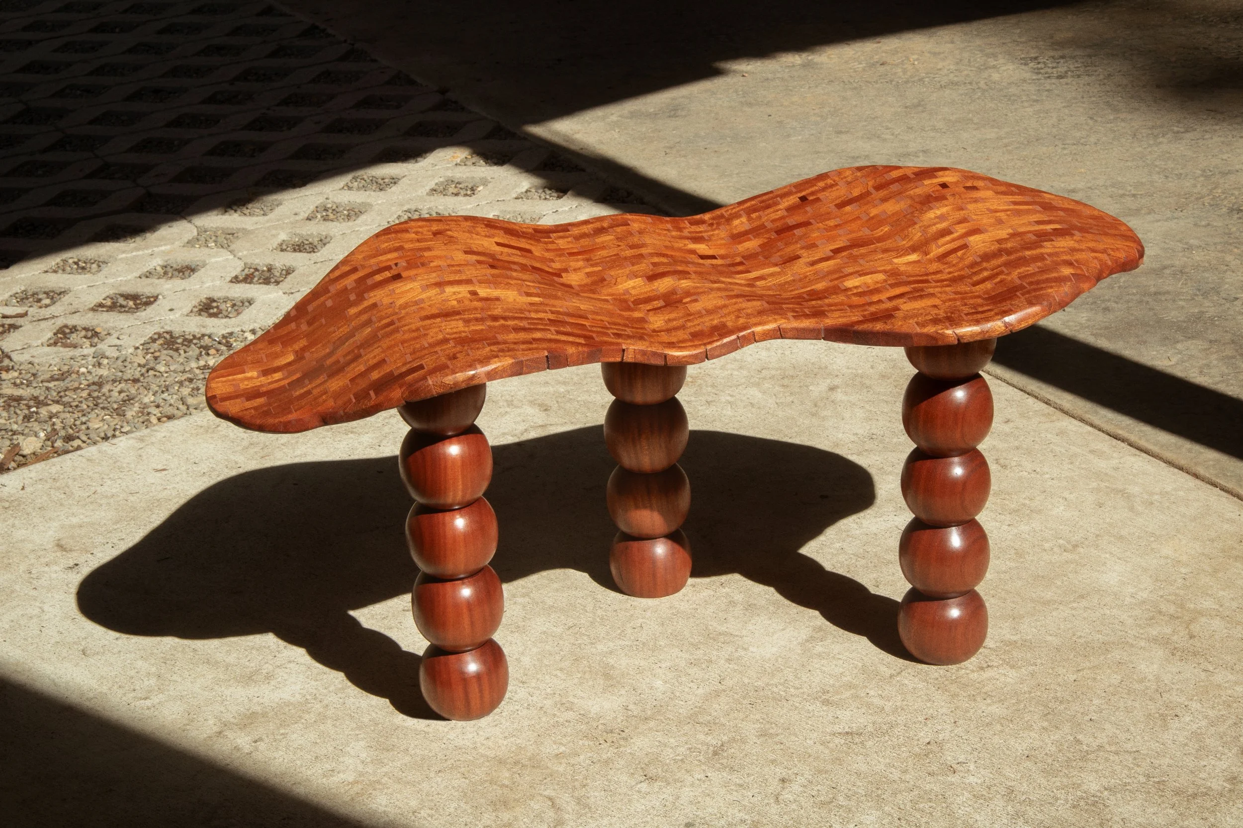  drip table  sapele and sipo 