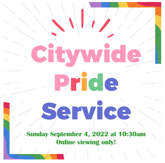 City Wide Pride Worship Service 