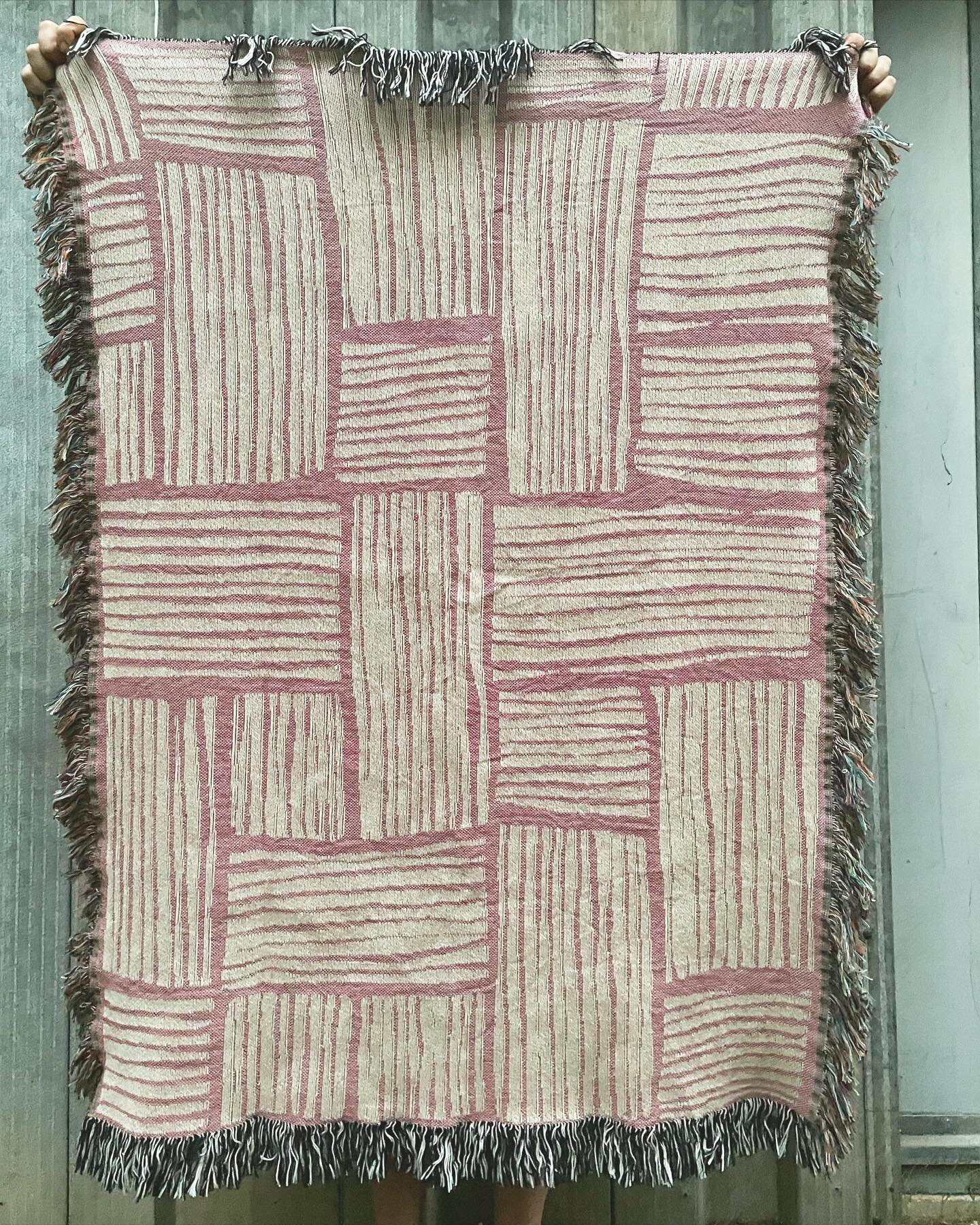My original throw samples are here! Here is one that started as a drawing and ended as a cozy little blanket. 
#weaving #art #design #cozy #blanket #throw #fiberart #textiledesign #textiles