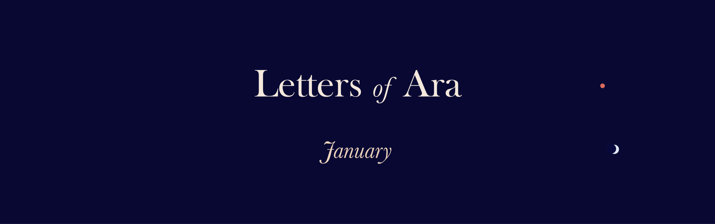 Artwork from my January newsletter - subscribe here
