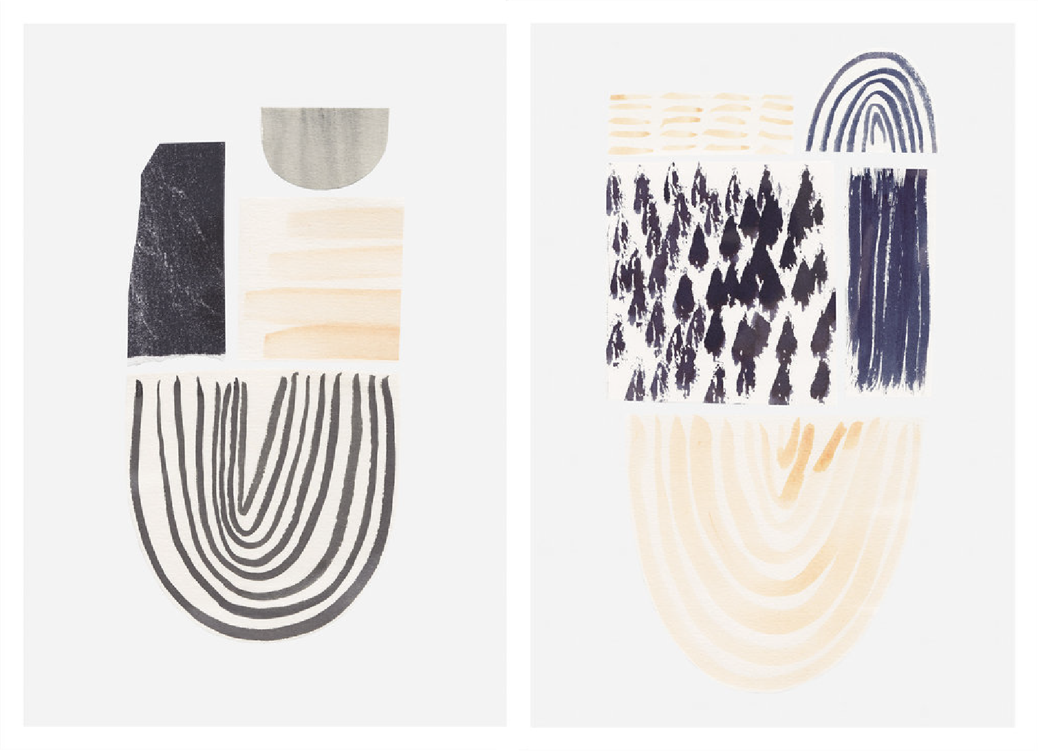 ‘Flint’ & ‘Nacre’ by Hannah Clare