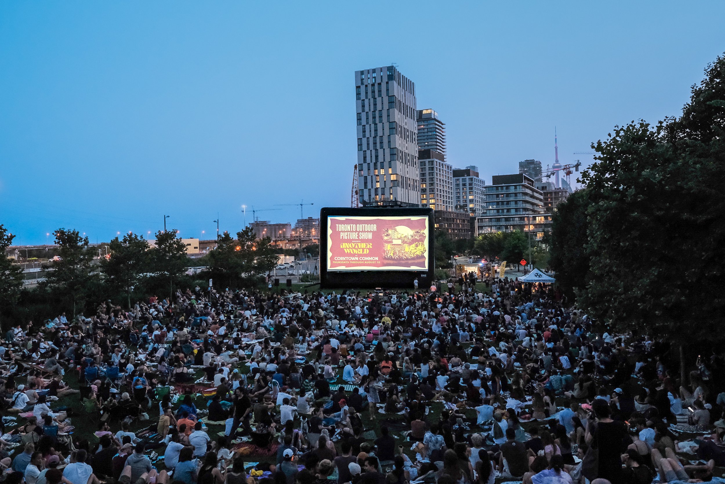  Large audience comes together for a Corktown Common screening 