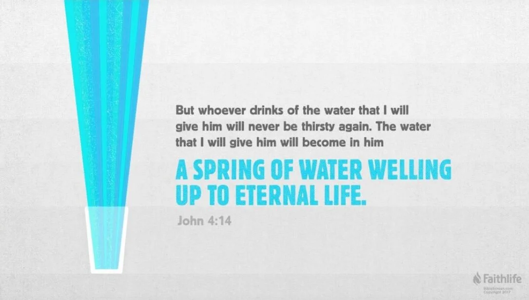 Second Sunday in Lent - Drink from Jesus Living Water