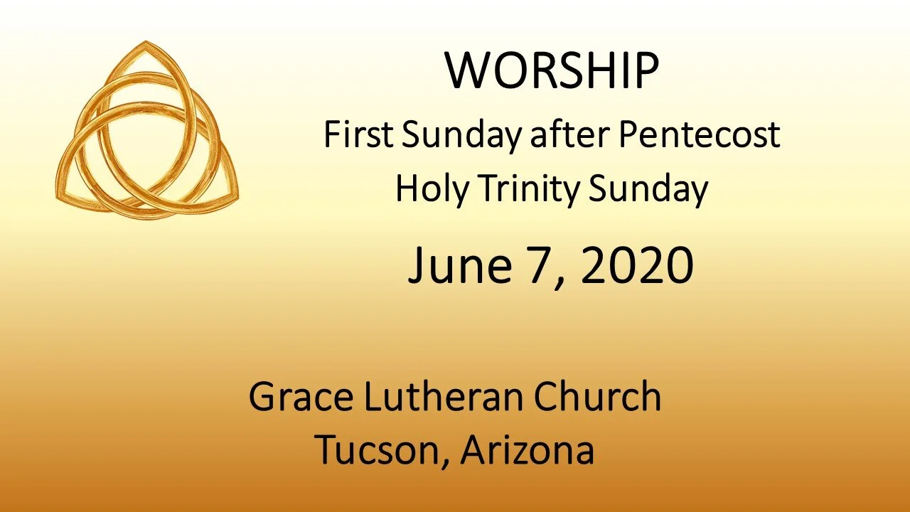 Holy Trinity Sunday - June 7, 2020