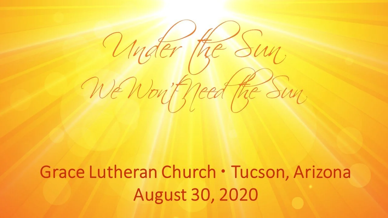 8/30 Bible Study and Worship