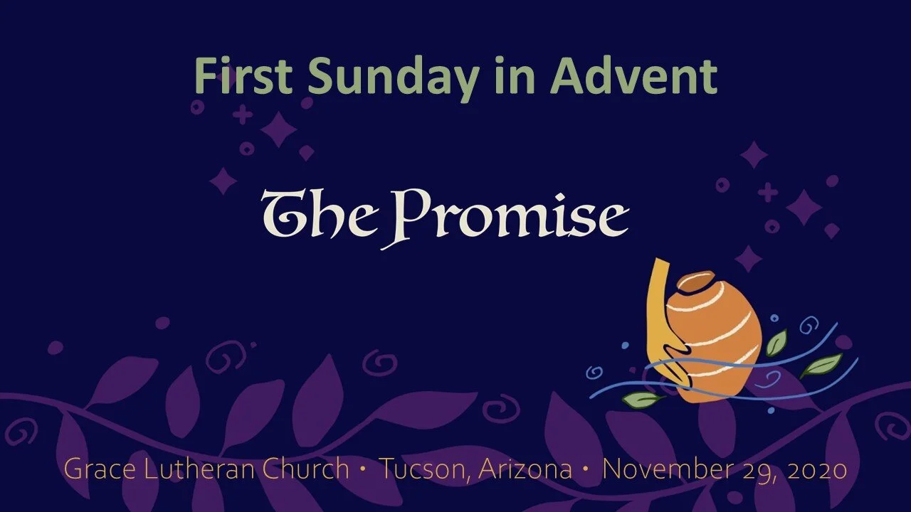 11/29 - Worship - First Sunday in Advent