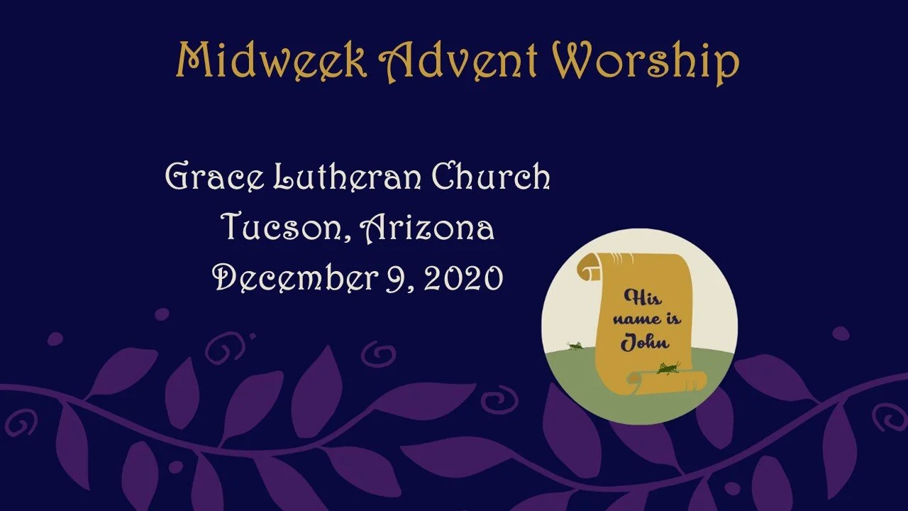 12/9 - Midweek Advent Worship