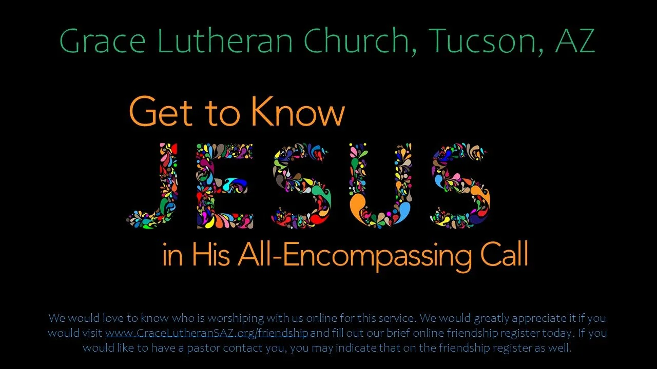 1/24 Bible Study &amp; Worship - Third Sunday after Epiphany