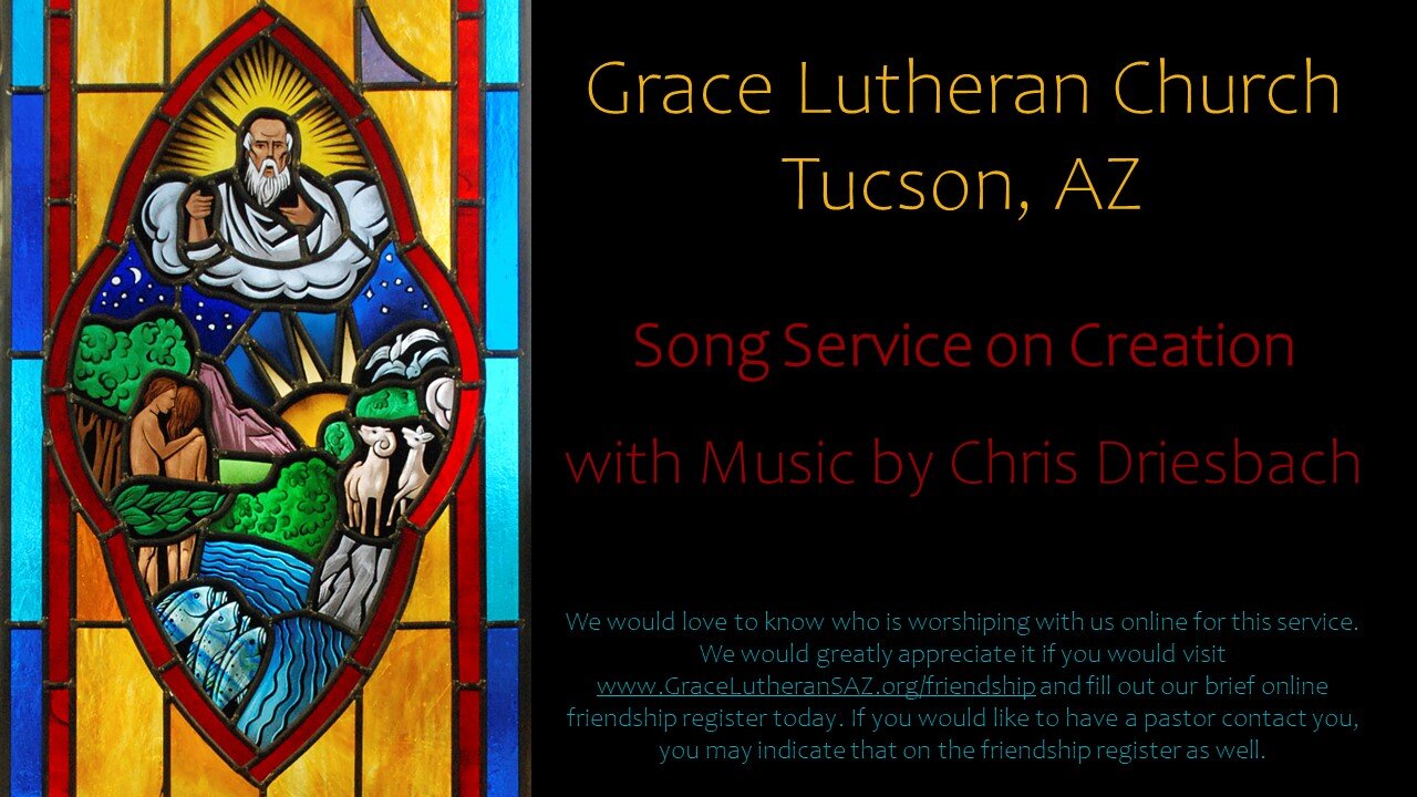 1/31 Bible Study &amp; Worship - Song Service on Creation