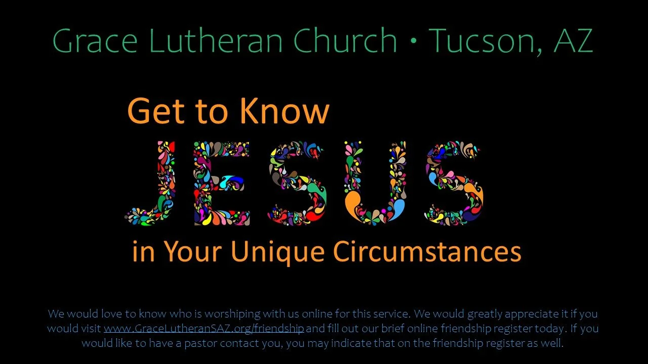 2/7 - Bible Study &amp; Worship, The Fifth Sunday after the Epiphany