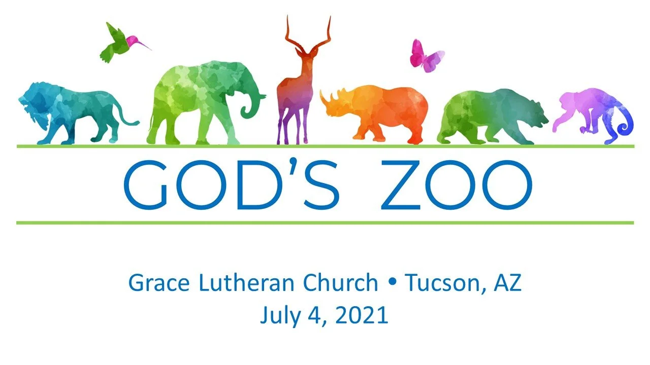 7/4 - Tucson - Bible Study &amp; Worship - God's Zoo Week 5