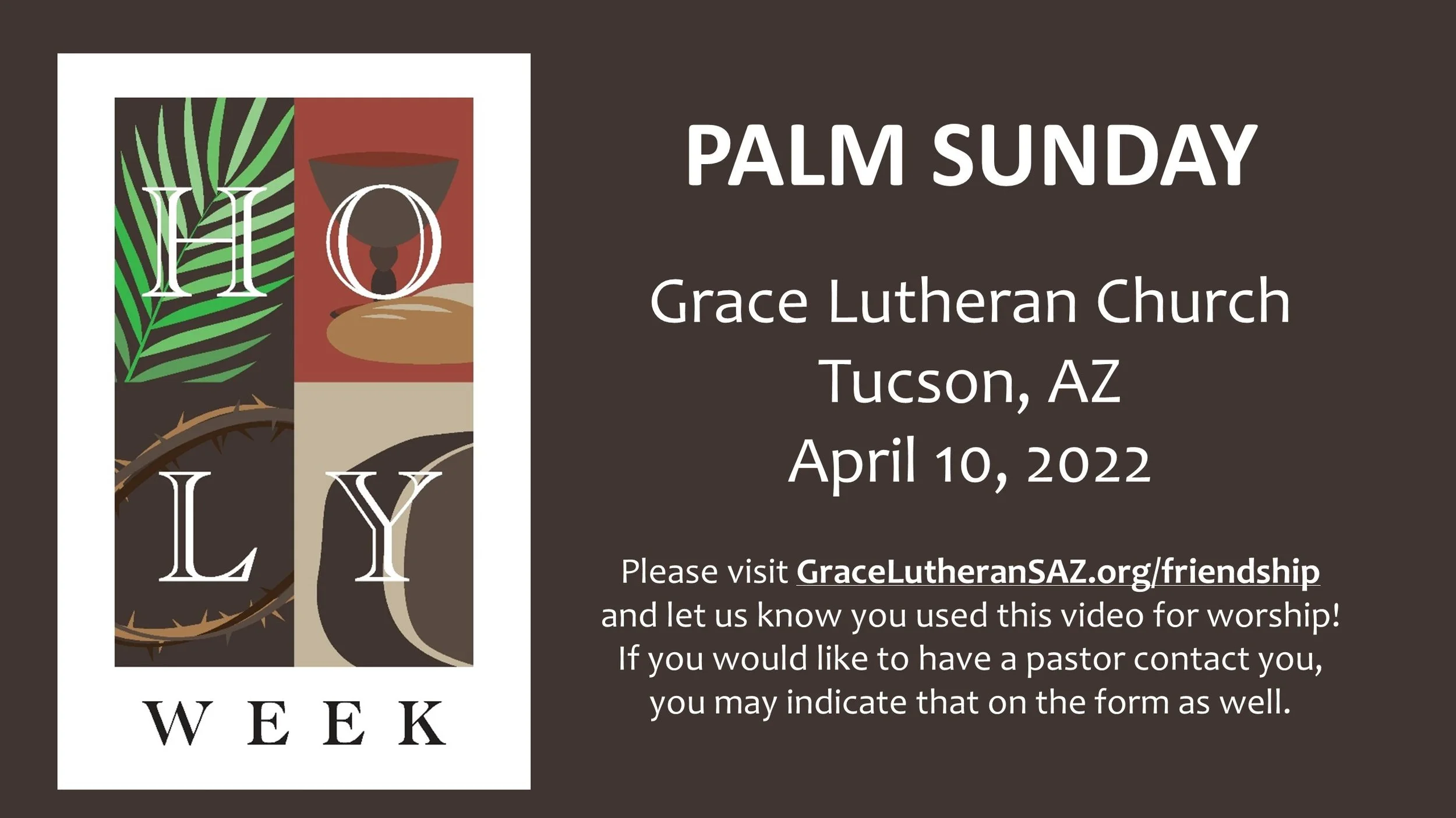 4/10 - Palm Sunday Worship