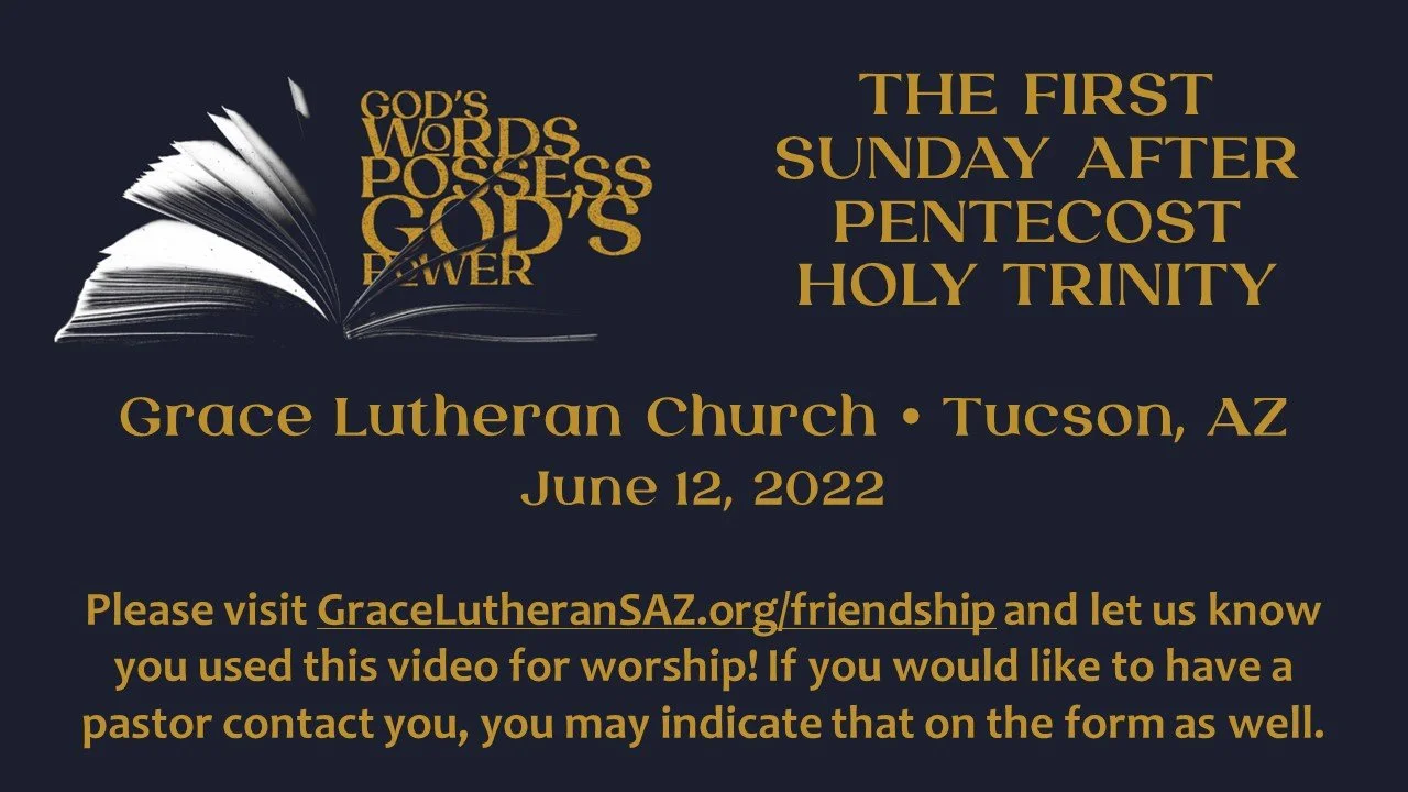 6/12 - The First Sunday After Pentecost
