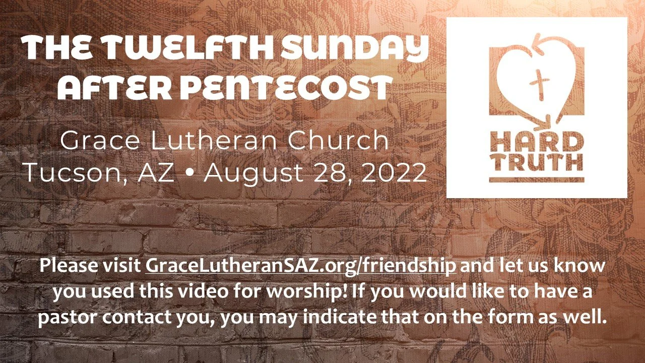 8/28 - The Twelfth Sunday After Pentecost  