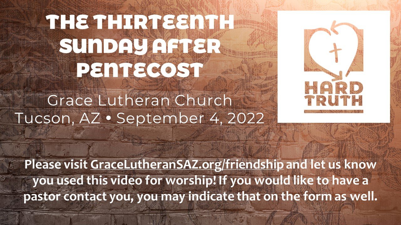 9/4 - The Thirteenth Sunday After Pentecost