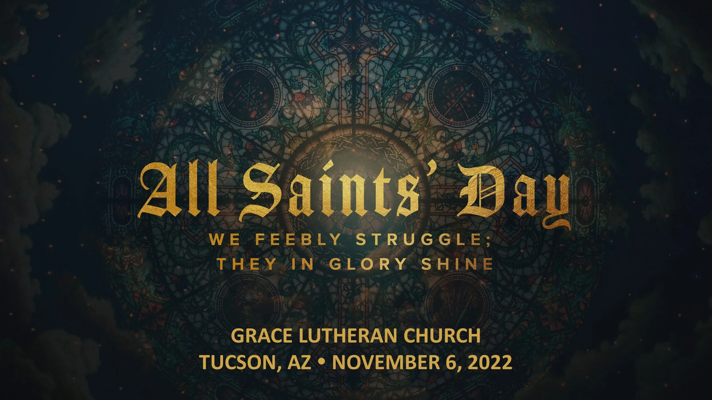 11/6 - 10am Worship - All Saints' Day