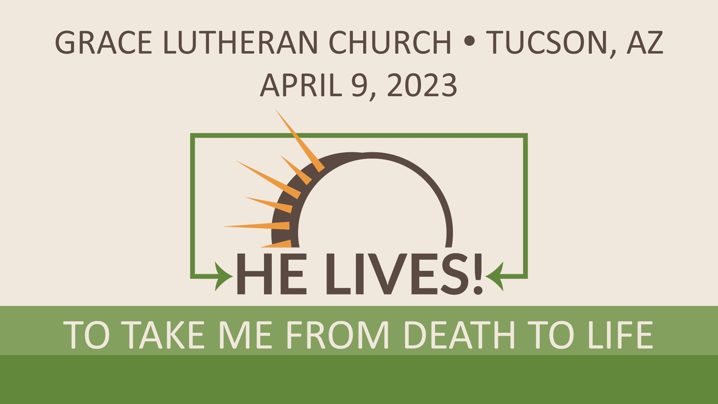 4/9 - 9am Easter Concert and 10am Worship