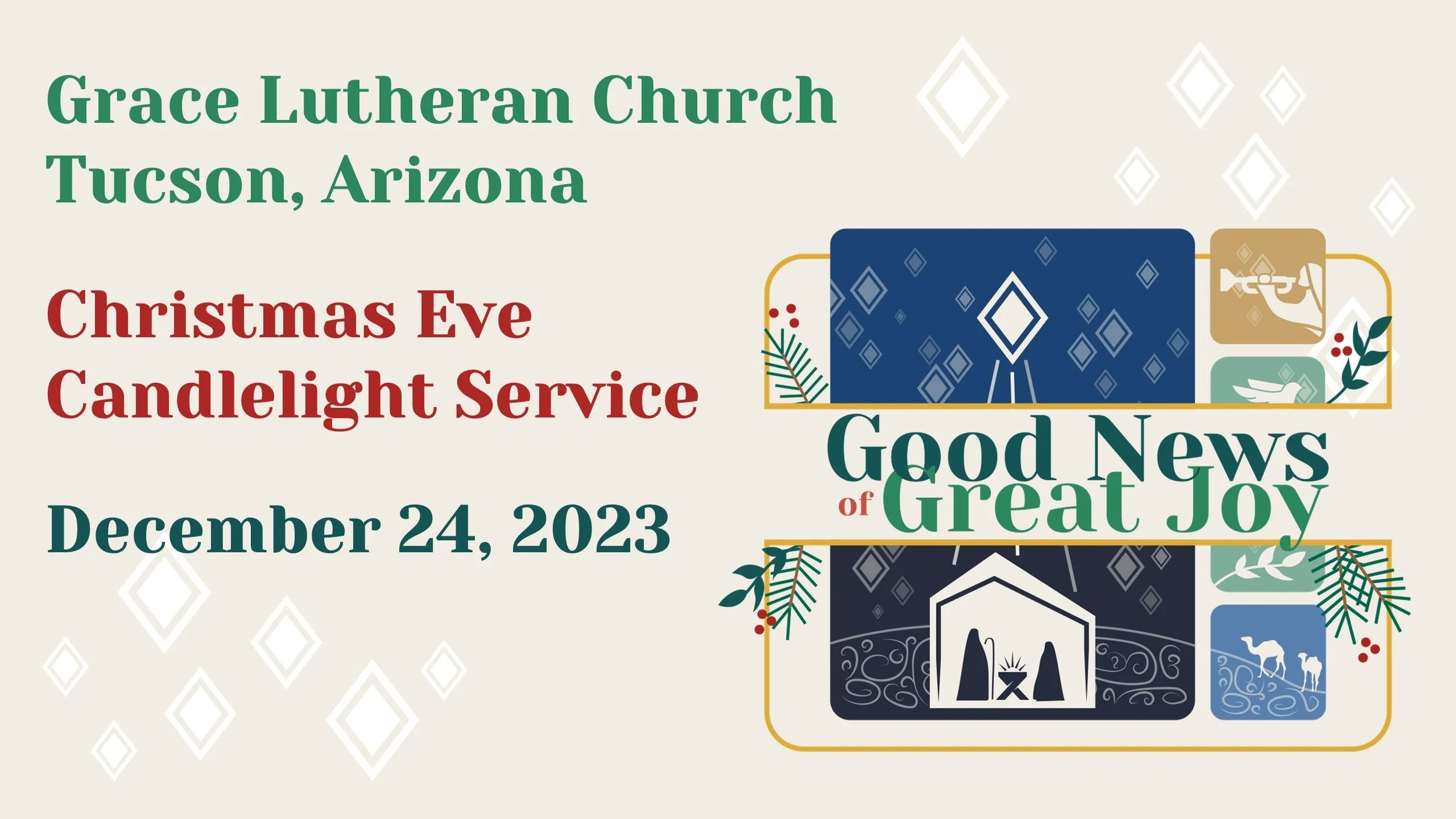 12/24 - 7pm Christmas Eve Candlelight Service