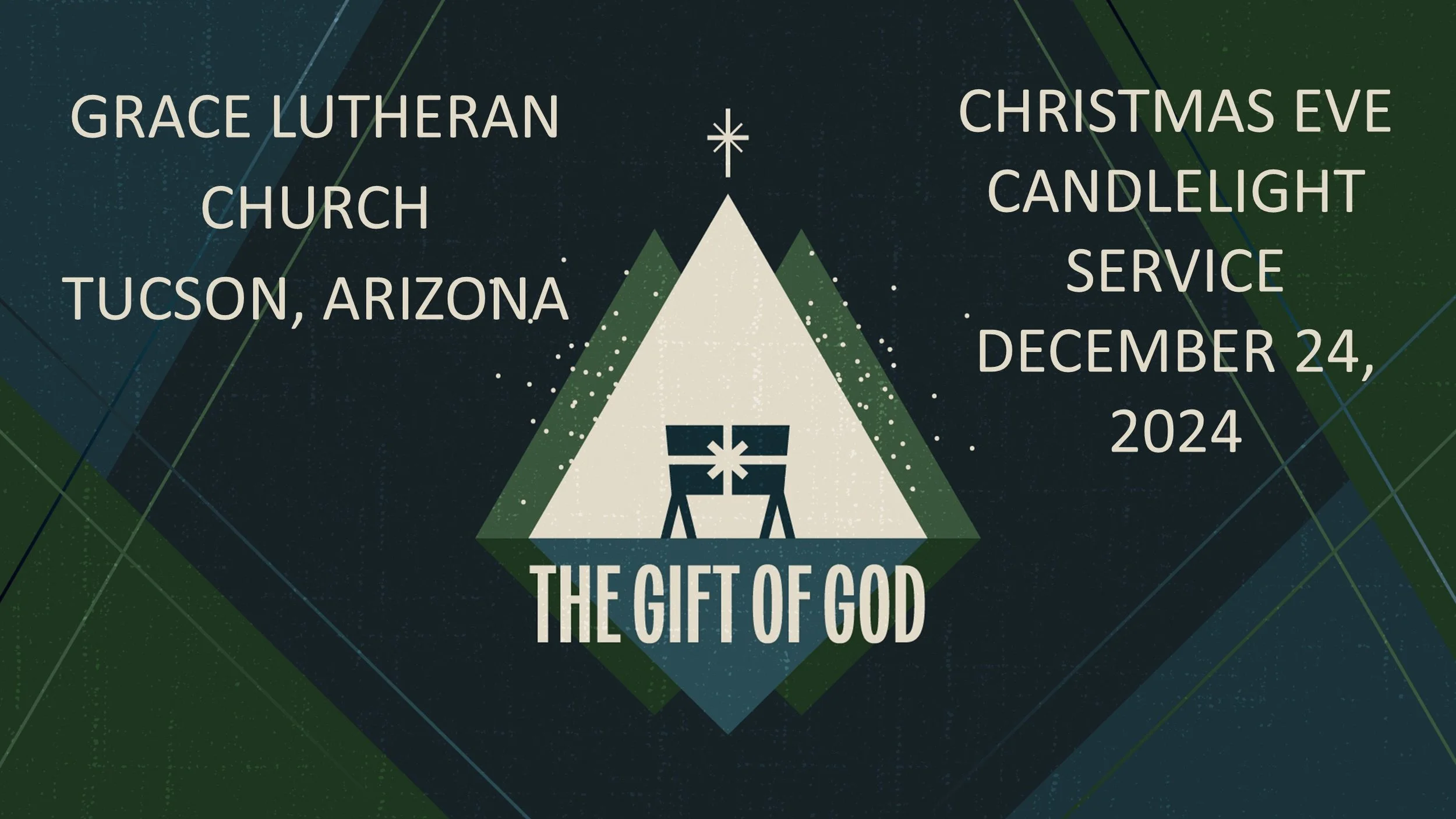 12/24 - 5:30pm Christmas Eve Service