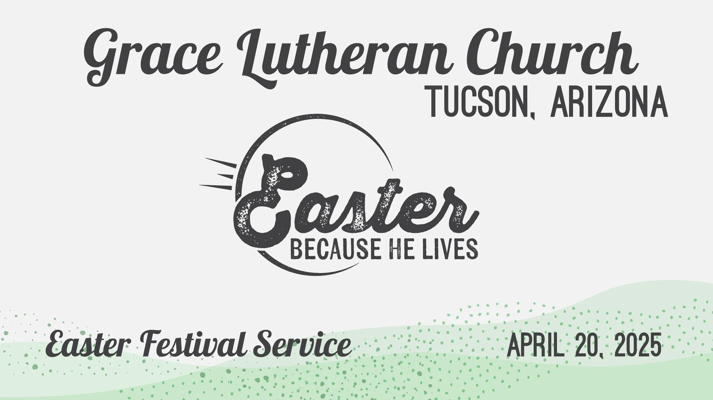 4/20 - 10am Easter Festival Service