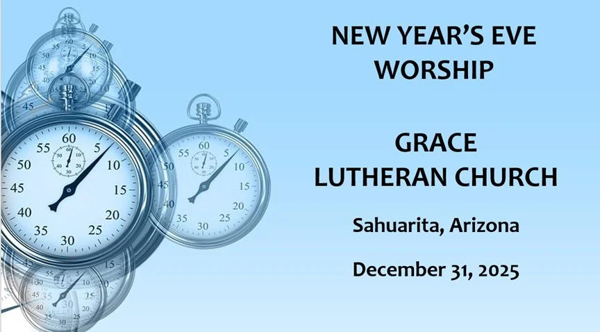 12/31 Sahuarita New Year's Eve Worship