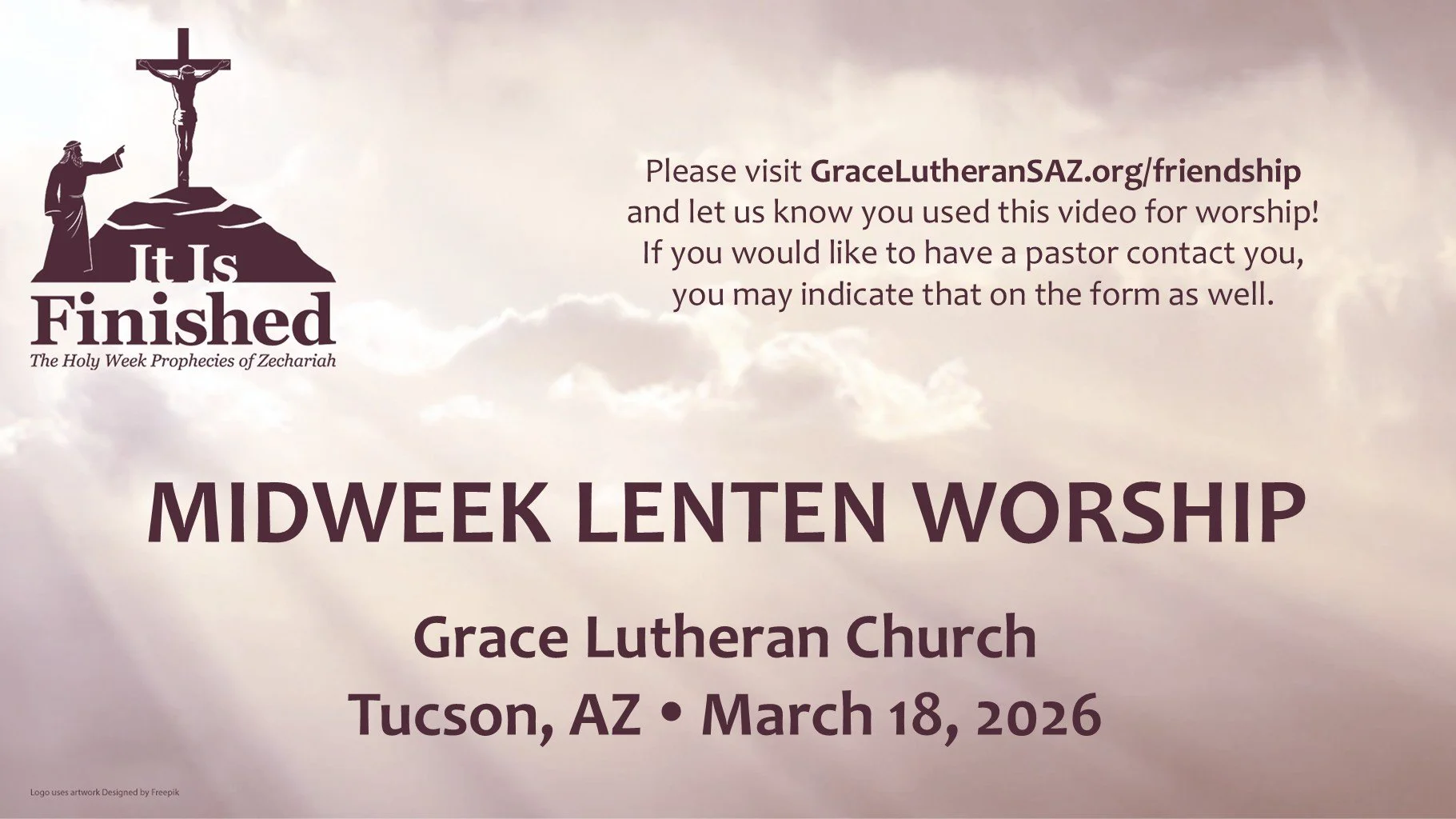 3/18 - 7pm Midweek Lent