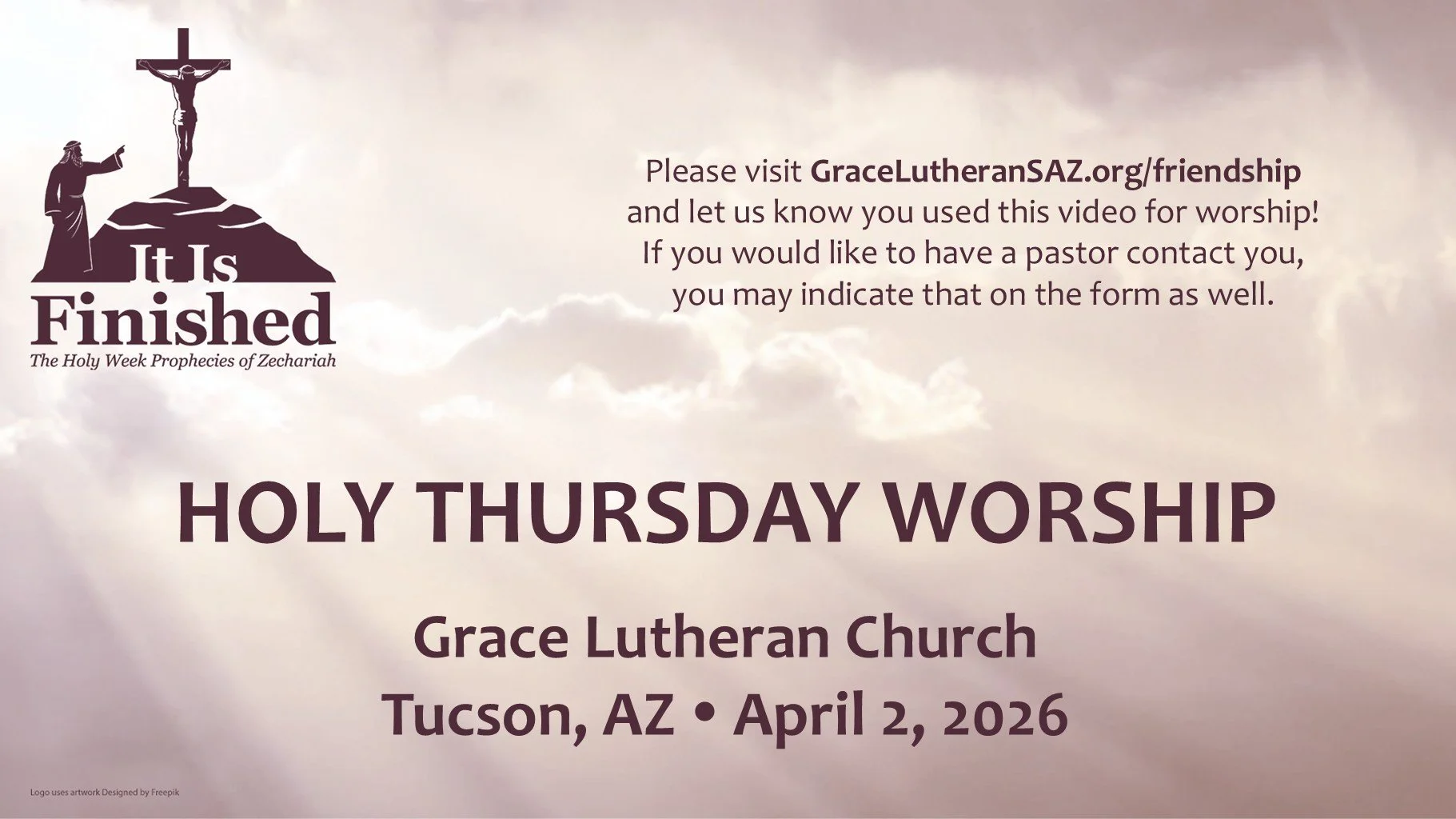 4/2 - 7pm Holy Thursday Worship