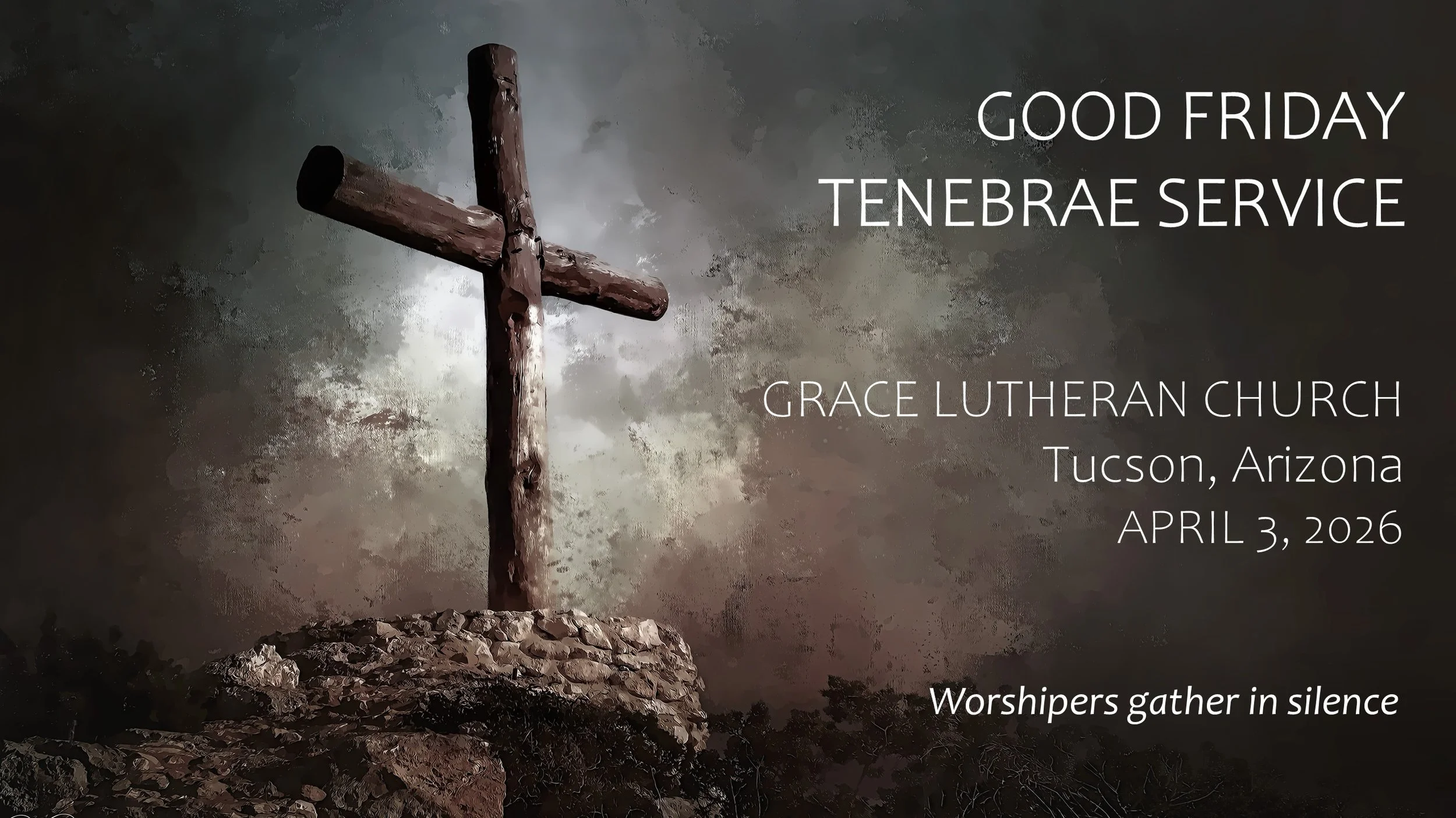 4/3 - 7pm Good Friday Tenebrae Service