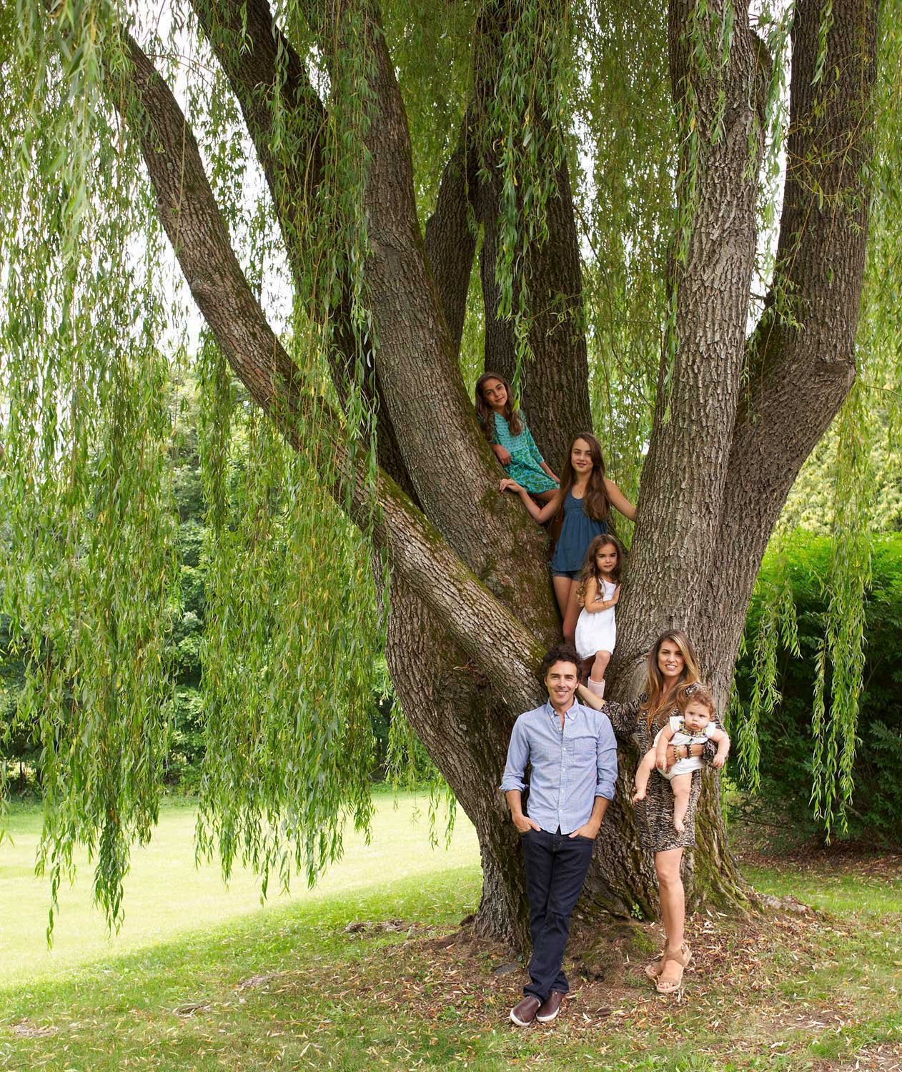  Shawn Levy and family at home in New York State 