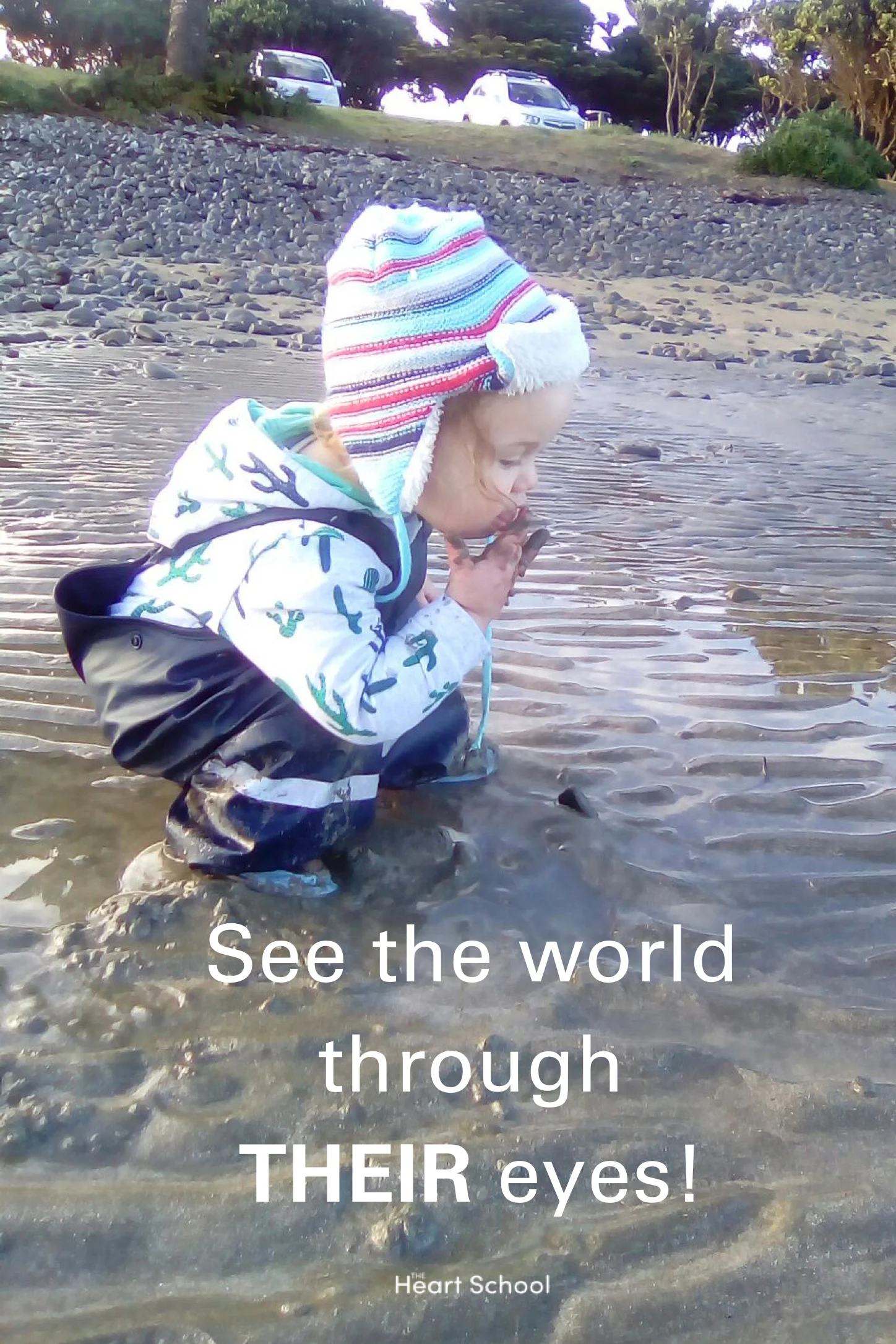 A child’s sense of wonder and curiosity are more keenly piqued from their own explorations and questions than from being shown where and what to look at by adults. Out in nature, we must take our lead from the child. They need to make their own discoveries, and their own decisions about what is extraordinary. We can observe, share in the joy, and give our attention, but we don't set the agenda. The beauty of this approach is that the child’s wonder at nature’s miracles rekindles our own and helps us see the world through their eyes! 