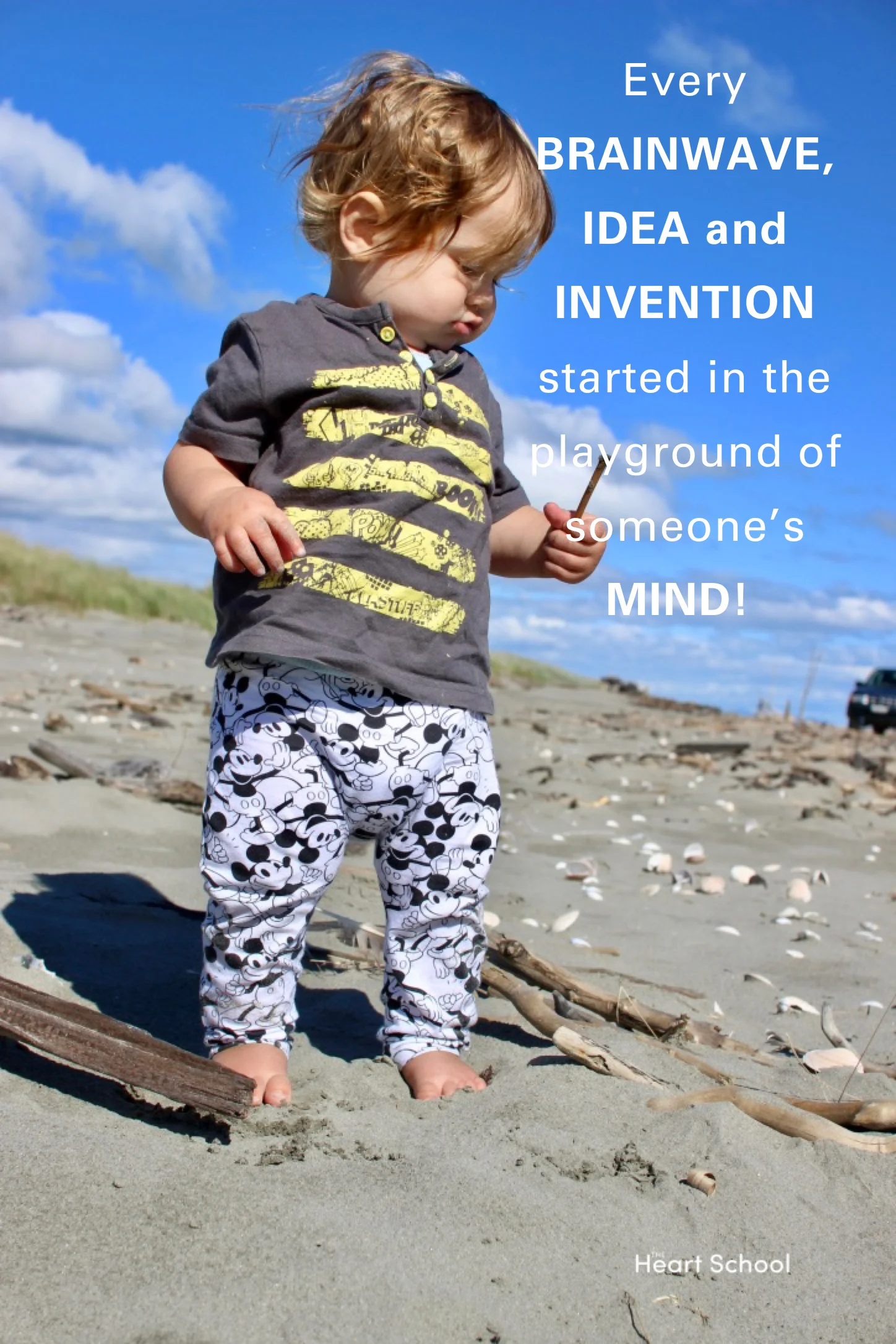 Children are natural inventors, designers and creators. Through play they take what they know of the world, imitate and experiment. They dwell in possibility, and the best materials are those that follow play's golden rule - anything can be anything. A piece of wood can be a thousand things!