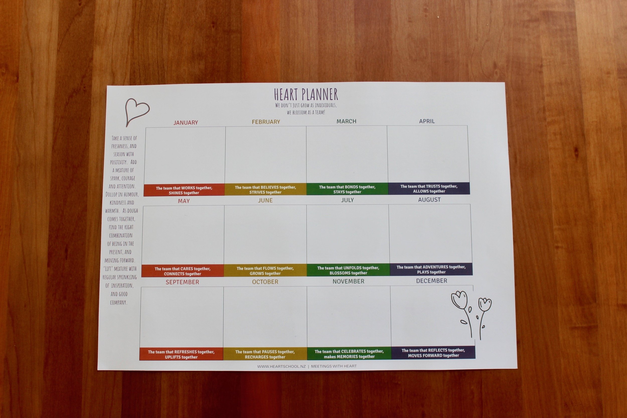 Meetings with Heart journal