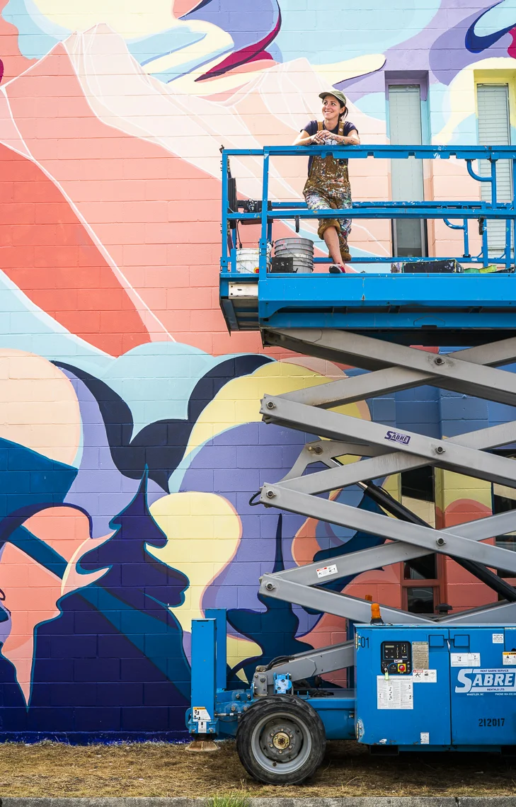 Squamish Mural Creation with Great Big Story