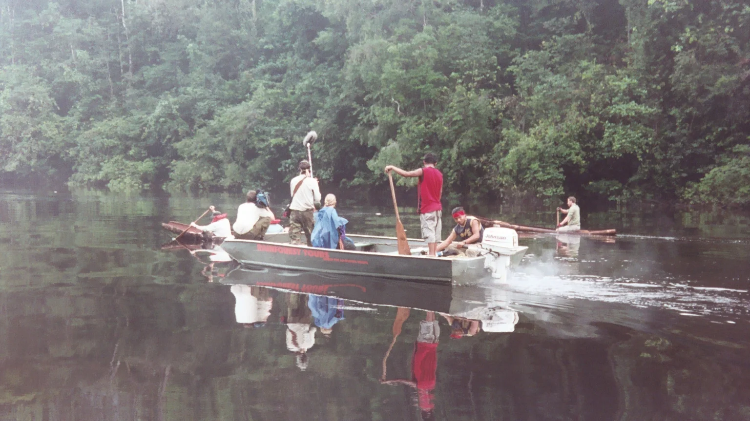 Filming the canoeing.JPG