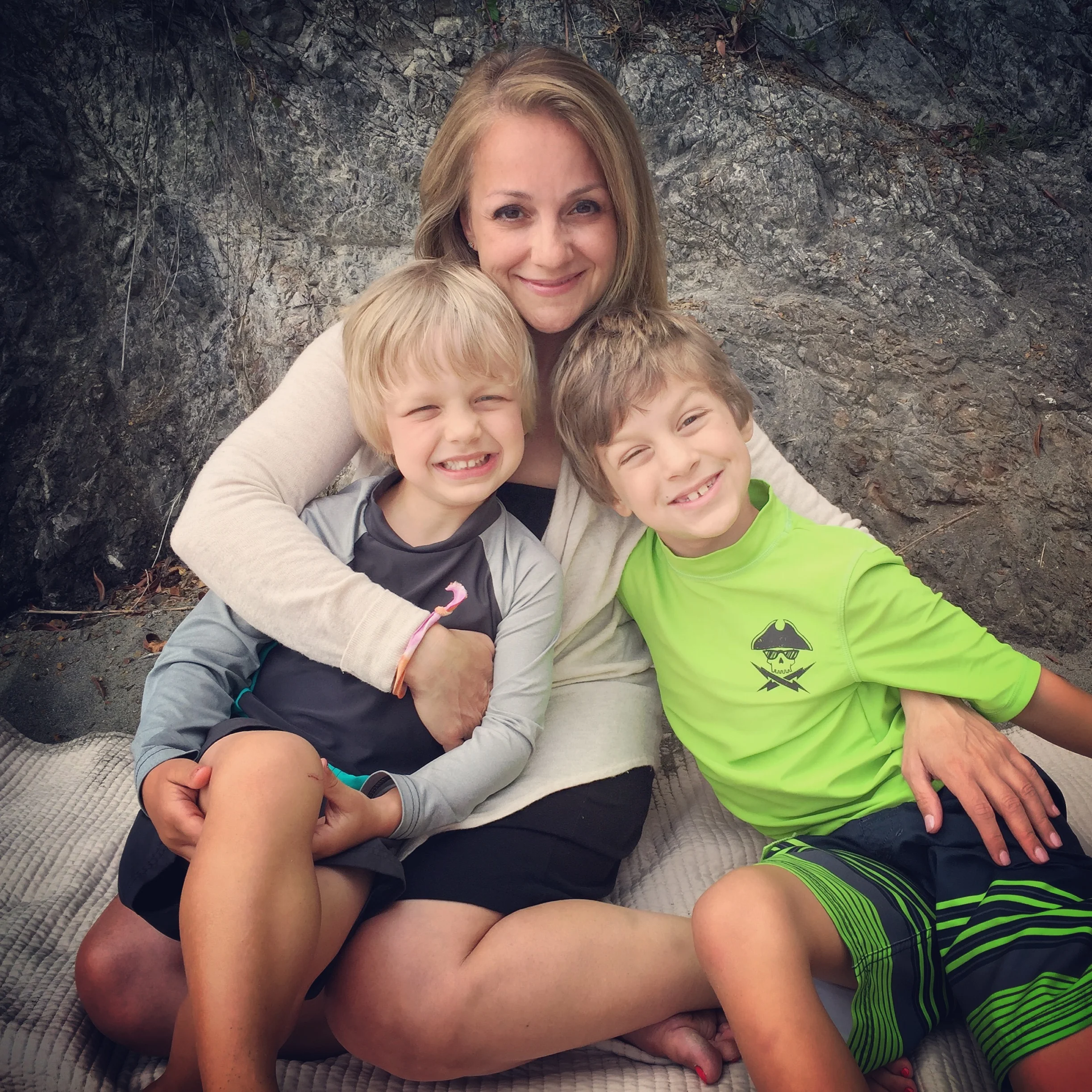 With my youngest boys in 2016.