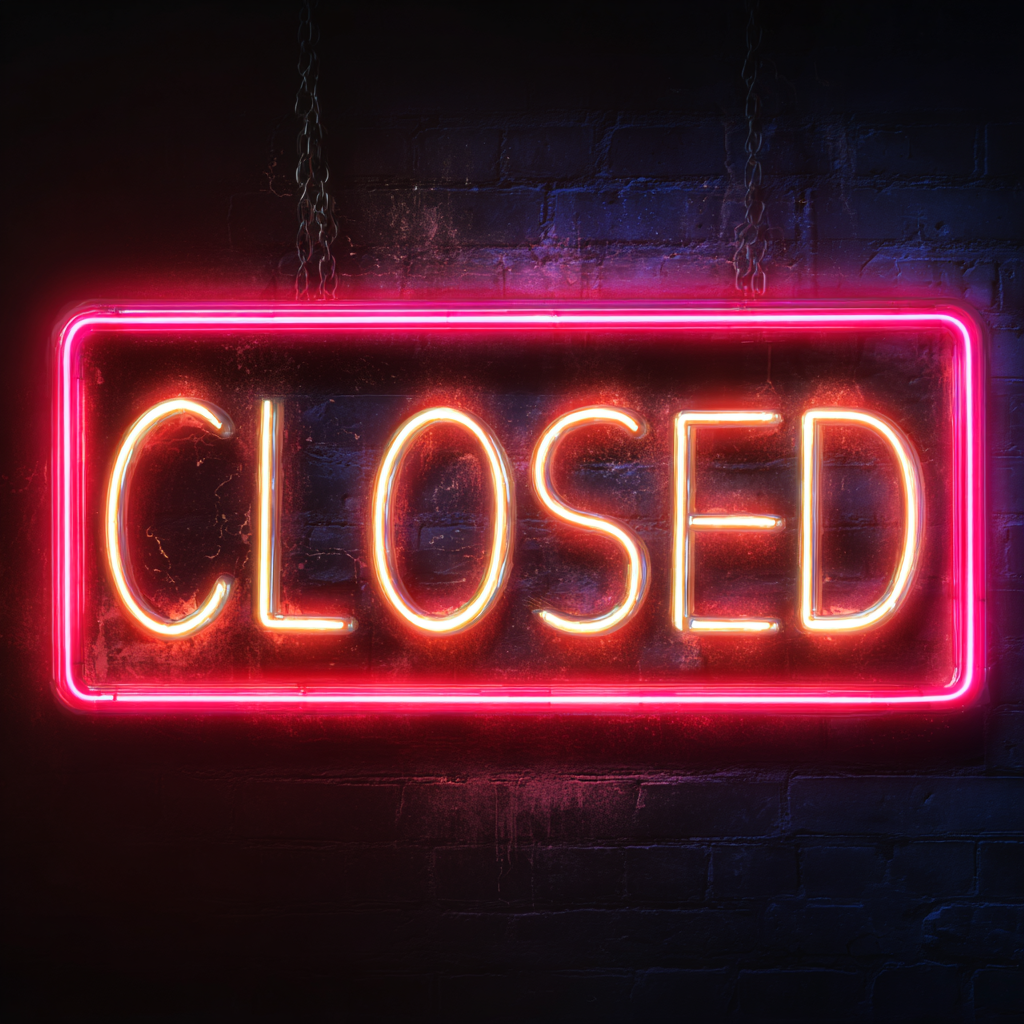 Closed: No Tuesday Popup