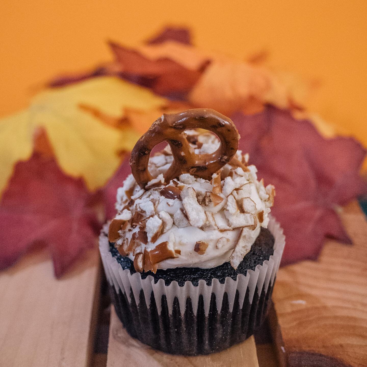 Salted Caramel Stout &amp; other Fall flavors are perfect for Halloween and Friendsgiving parties!! Order now before we&rsquo;re all booked! 🍂🍁
.
.
.
.
.
.
.
#phillybaker #phillybakery #boozy #cupcakes #eatadelphia #foodphotography #philly #phillyg