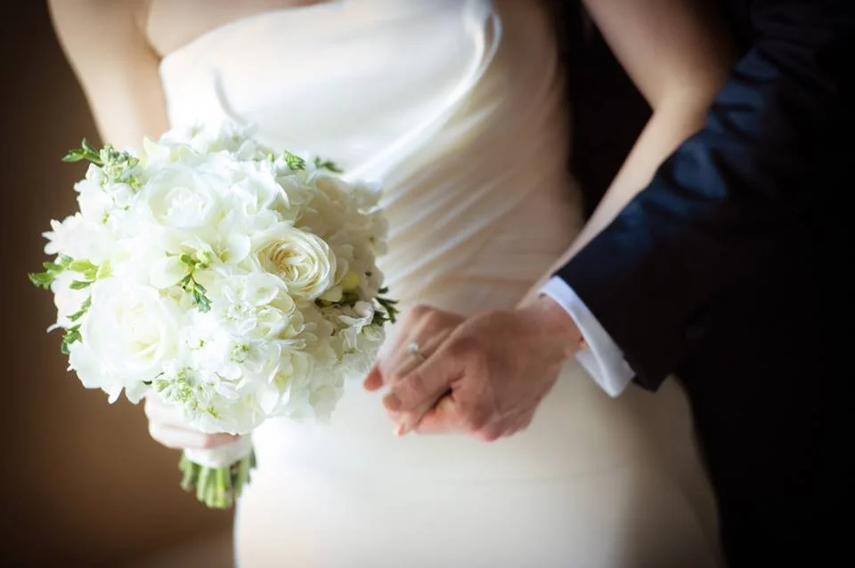 Classic and Timeless Bouquets Soft and airy textures in hues of white and green beautifully accent a timeless wedding style.