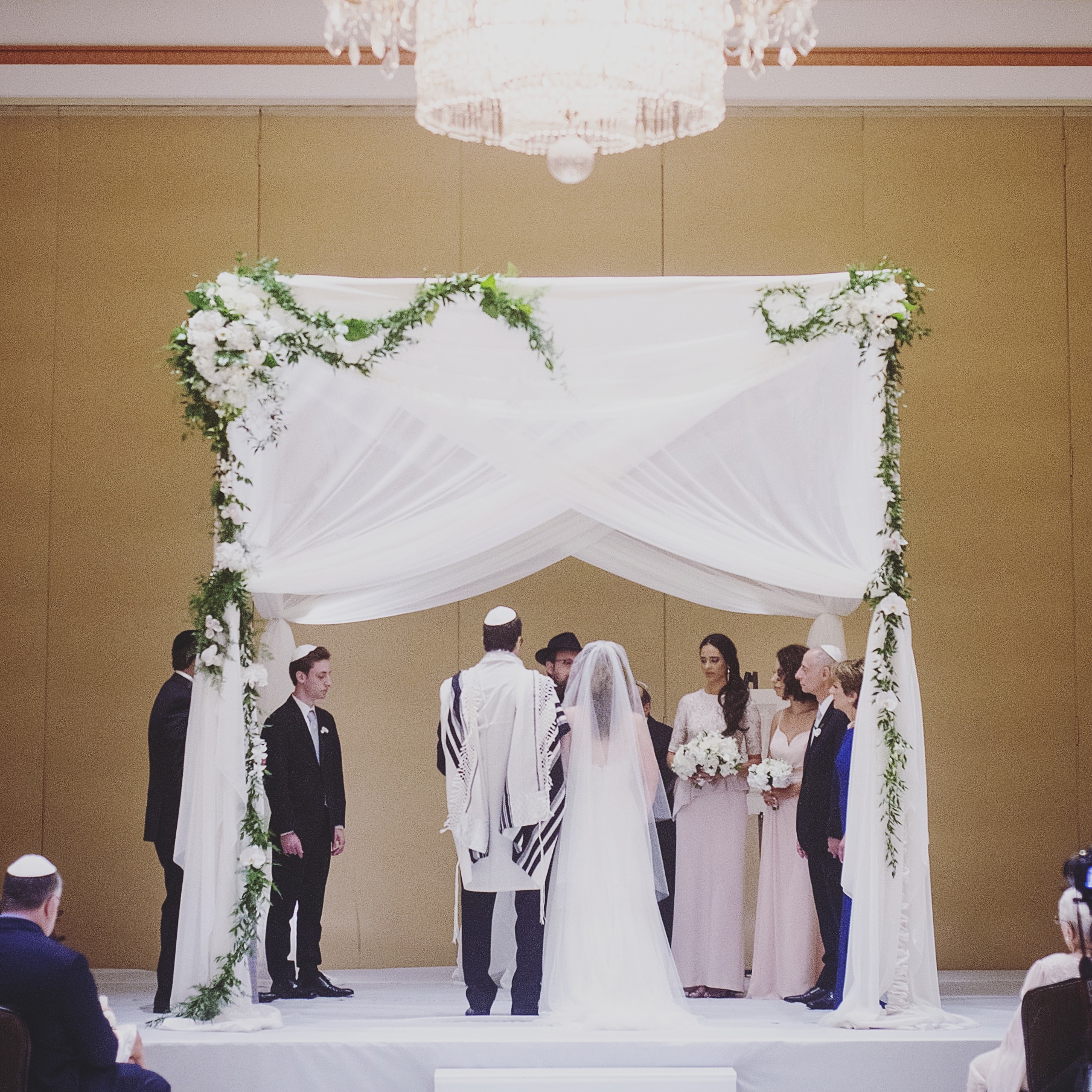 Cross-swagged & Embellished Chuppah