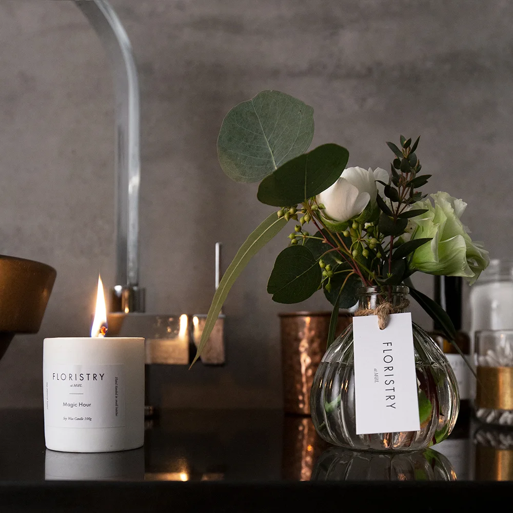 Baby Blue Flower Jar THE FLORISTRY WildInspired Living Hong Kong