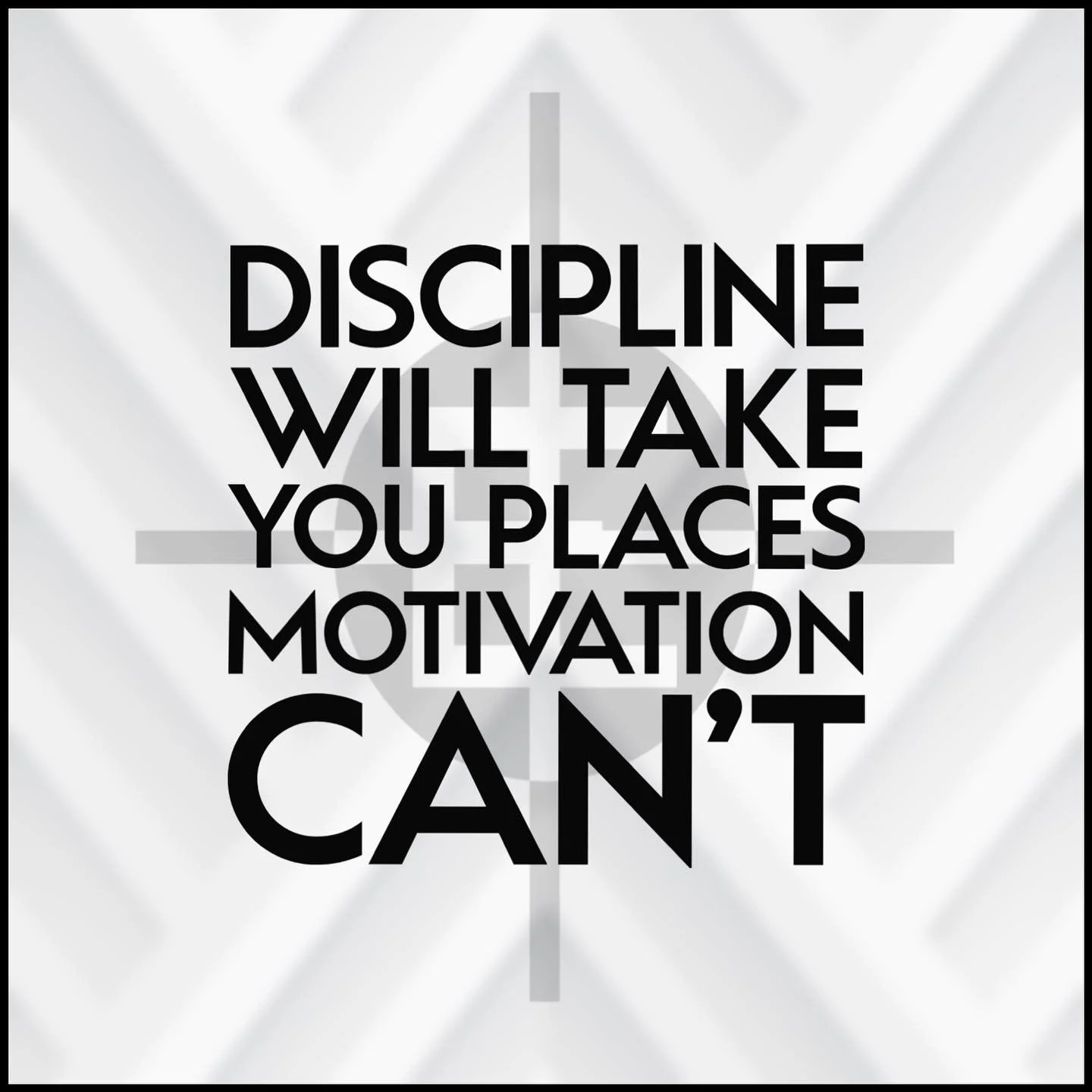 Motivation gets you started, but discipline keeps you moving forward. In the security field, consistency and commitment are key to success&mdash;showing up, staying focused, and doing the work no matter the circumstances. Let your discipline be your 
