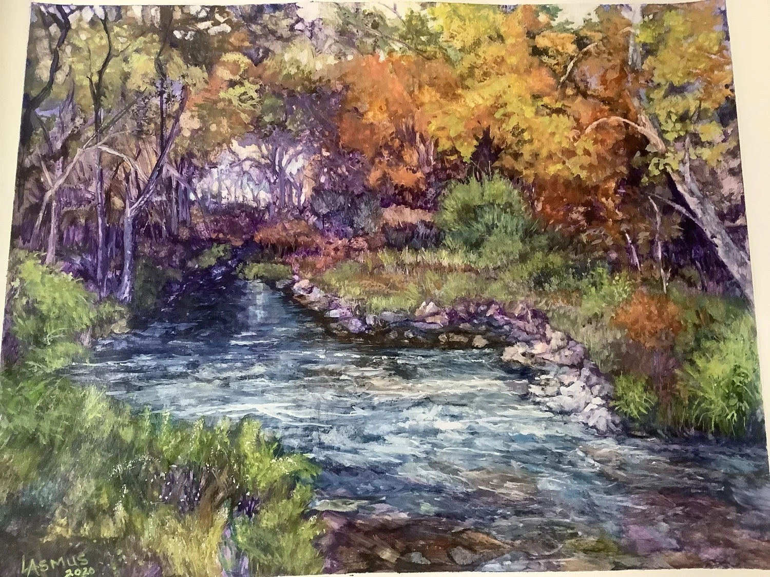 Linda Asmus | “Along a Scotland River”