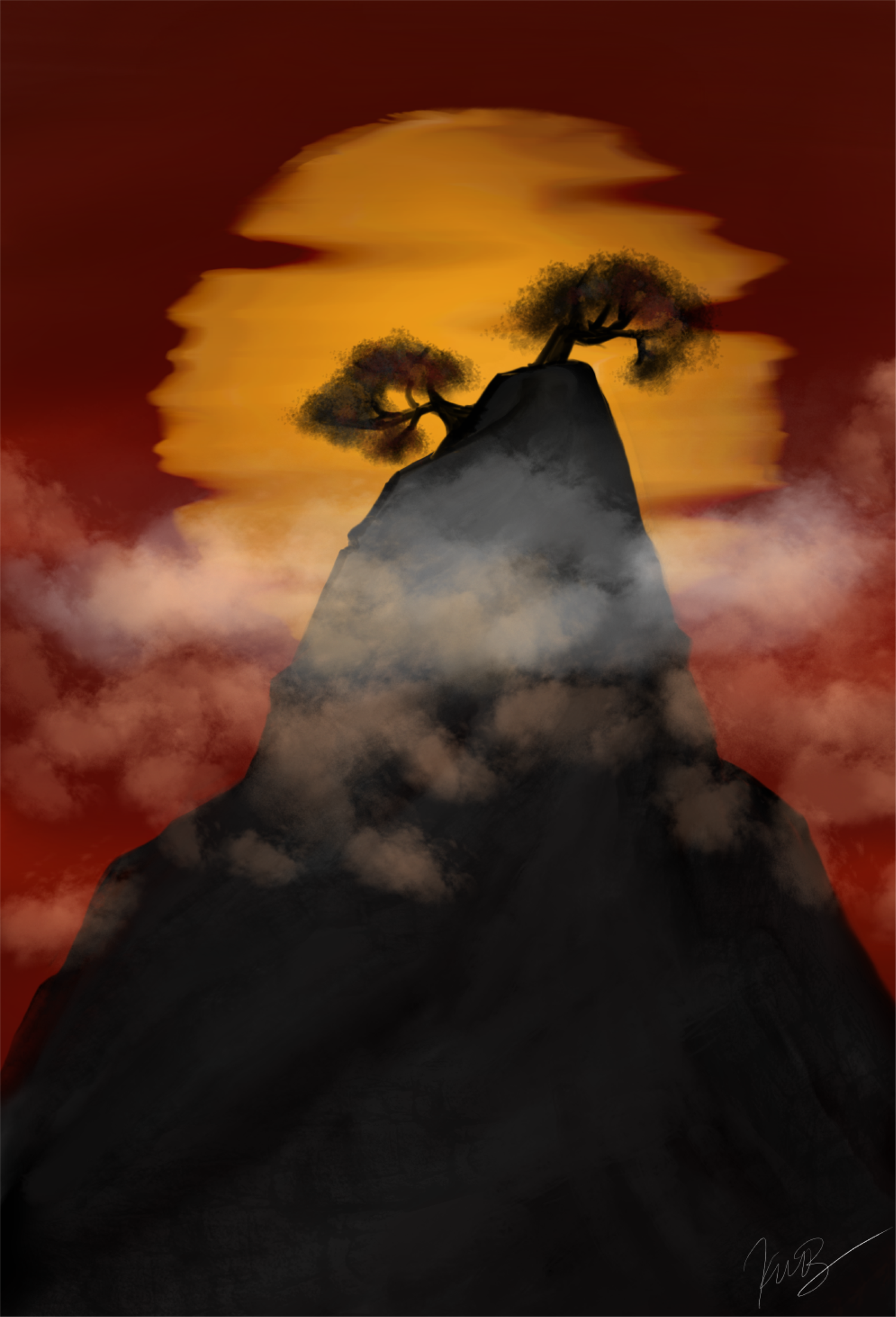 Kierstin M. Burns | “Sunset Mountain”