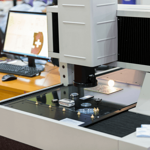 Part Inspection System Image We inspect across industry boundaries including: General Manufacturing, Automotive, Medical, Consumer Products, Food & Beverage, Electronics, and Robotics