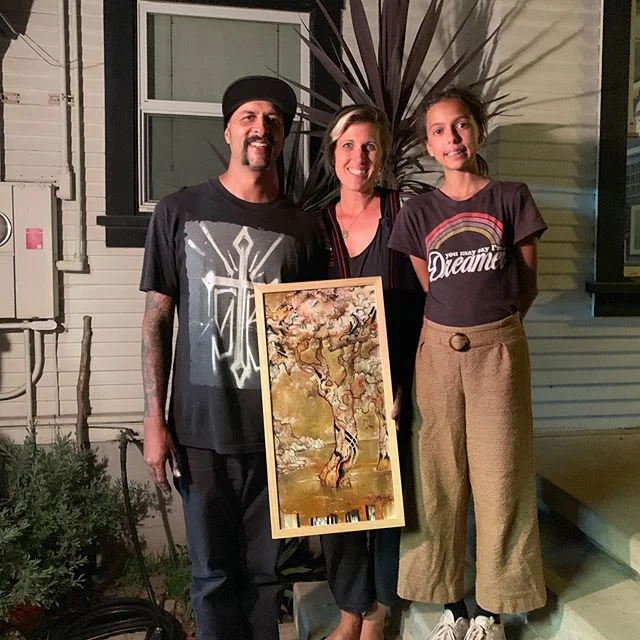 A monumental occasion today, spending time with a mighty man of God , Damon,& his beautiful family in Santa Anna after the festival !!#life #beautiful #summer #california #artist #travel #creation