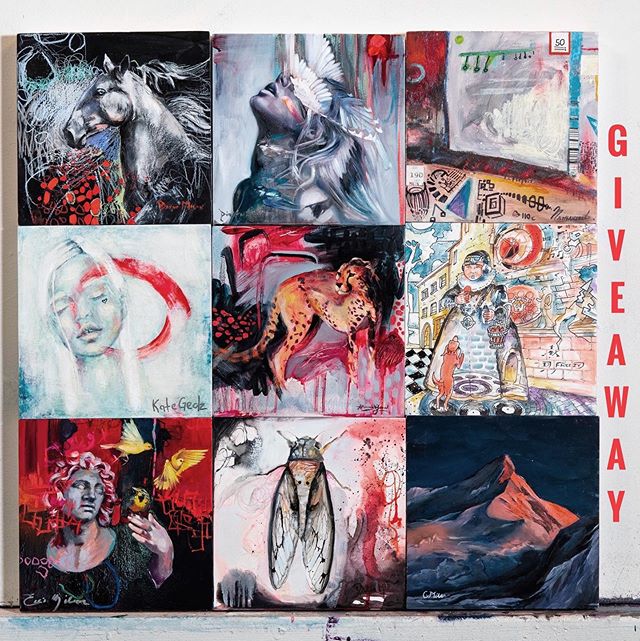 ✨HUGE GIVEAWAY!!🤗Would you like to win this collection of 9 original mini paintings?! Each 8x8 piece was created by a different artist from the @milanart.gallery family❤️✨
⠀
To enter, simply:
⠀
• Follow these AMAZING artists: (must follow ALL❤️) @milanart.gallery
@kategedz
@constantinomilan
@daliamilan
@dafnimilan
@dimitramilan
@ellimilan
@djfreezyj
@nathaniellynde
@mirandagamel • Go to @milanart.gallery and comment “DONE” under their post with the giveaway when you’re finished! ✅
⠀
🎗🎉1st Place winner: WINS all 9 original paintings!!
🎗🎉2nd Place winner: WINS 3 signed prints of their choice!!
🎗🎉3rd Place winner: WINS 1 signed print of their choice!!
✨GOOD LUCK EVERYONE!🤗❤️✨ Winners will be announced Oct. 24th at @milanart.gallery during a LIVE video, 7pm PST⚡️