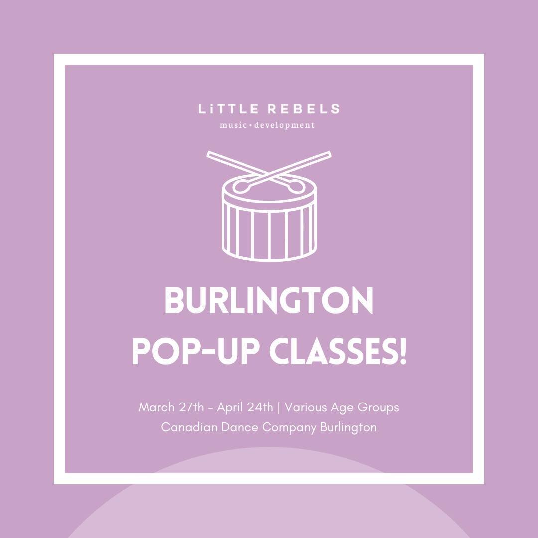 BURLINGTON FAMS! Have you registered for our pop-up classes at @dancecdcburlington yet? ⁠
⁠
We are hosting FOUR pop-up classes this spring 🌷⁠
⁠
Rebel Leader Sam J is getting ready to party with you and you don&rsquo;t wait to miss it 😎⁠
⁠
PEEP ALL 