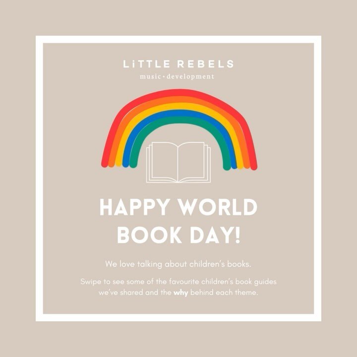 Today is #WorldBookDay! 📚

If you&rsquo;ve been following us for a while, you know we LOVE to share children&rsquo;s book guides. 

We believe so strongly in the power of words, stories, imagination - and so much of that starts right at home in your