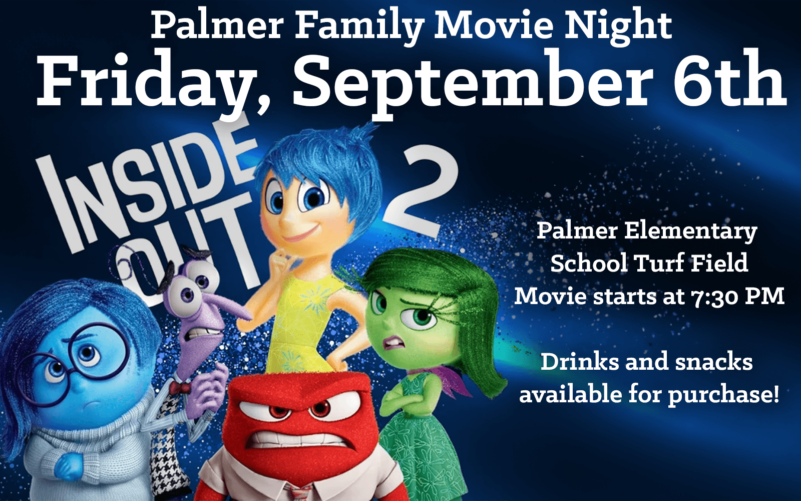 Family Movie Night at Palmer!