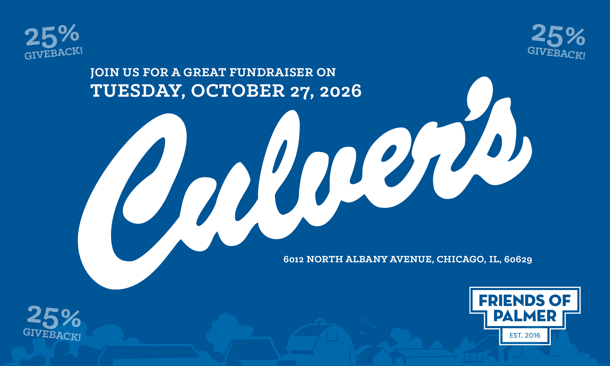 Giveback Night with Culver's - West Ridge